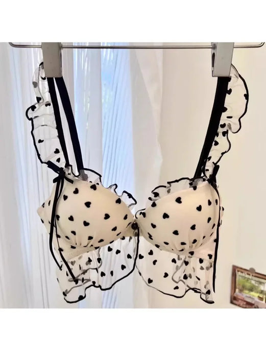 Japanese Mesh No-wire lace Underwear set