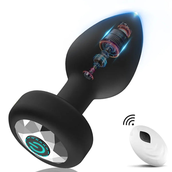 Anal Vibrator Wireless Remote Control Butt Plug