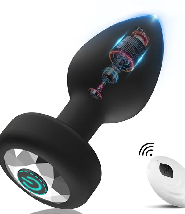 Anal Vibrator Wireless Remote Control Butt Plug