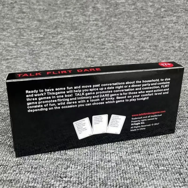 3 in 1 Couples Date Night Card Game