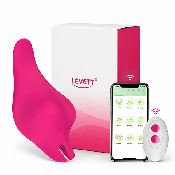 9 Modes Low Noise Wearable Vibrator Silicone Clitoral Stimulator Bluetooth