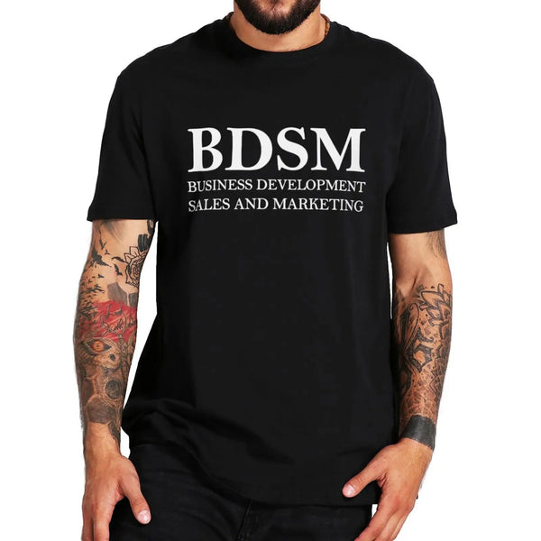 BDSM  T Shirt Adult Humor Slang BDSM Puns Tops Casual Cotton Unisex T-shirt
