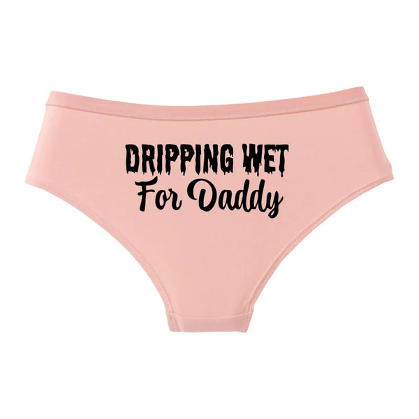DRIPPING WET For Daddy Hot Cotton Underwear