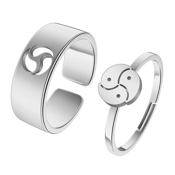 Bdsm Promise Ring for Couples - Master and Slave Jewelry
