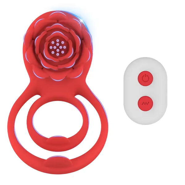 Remote Control Cock Ring G-Spot Clitoris Stimulator