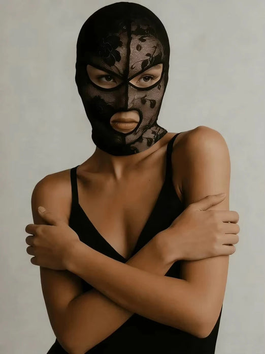 Unisex Full Face Venetian Gothic Lace Mask
