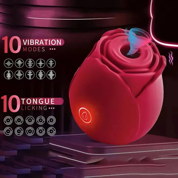 Rose Sucking Vibrating Egg