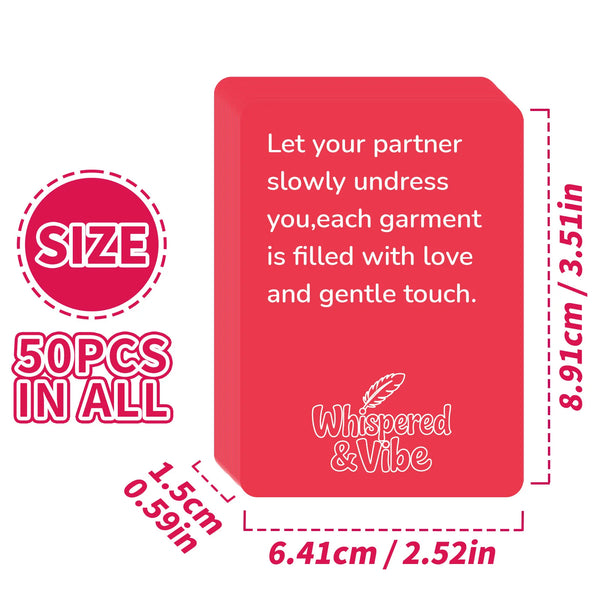 Whispered & Vibe Couple Reconnection Cards