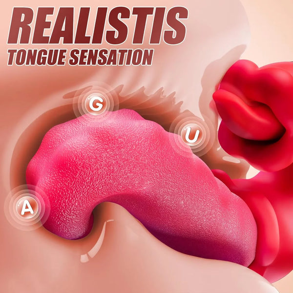 Tongue Licking Swing G-Spot Vibrator
