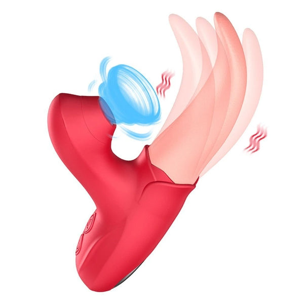 Powerful Sucking Rose Vibrator