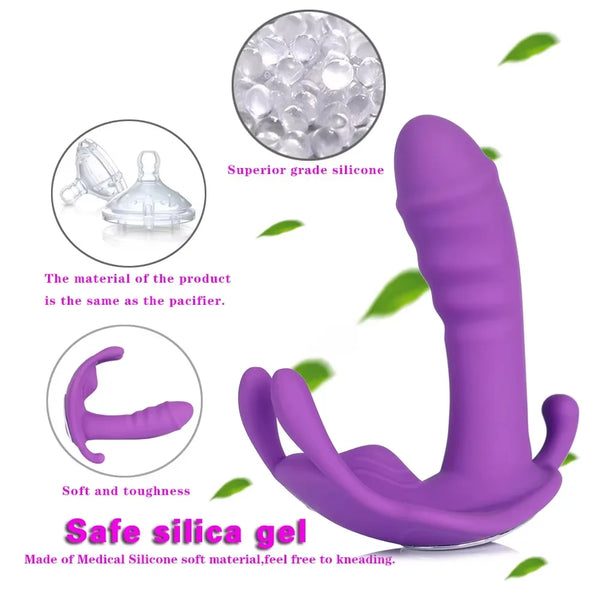Remote Control Rabbit Vibrator Wearable Panties Dildo