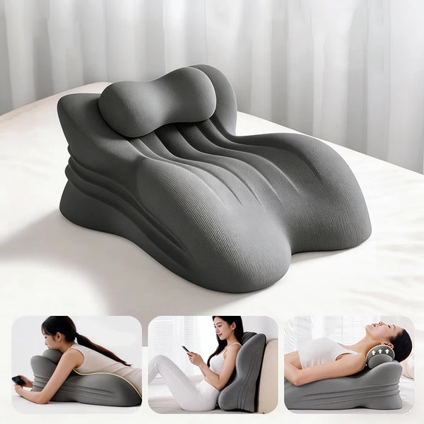 Wedge Pillow for Adult Play Butt Cushion for Couples Intimacy Pillow Memory Foam for Couples&Pregnancy Removable Washable Cover