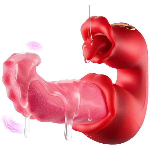 Tongue Licking Swing G-Spot Vibrator