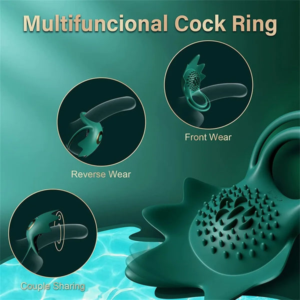 Cock Ring Vibrator Double Ring