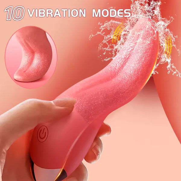 Tongue Licking Swing G-Spot Vibrator