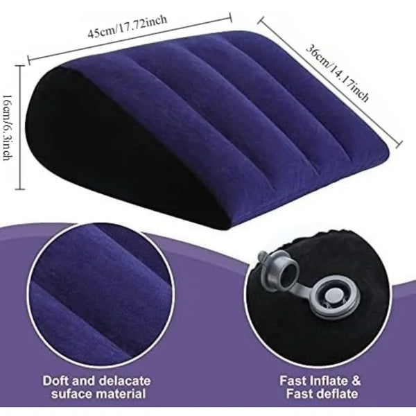 Inflatable Couples Positioning Pillow for Enhanced Intimacy