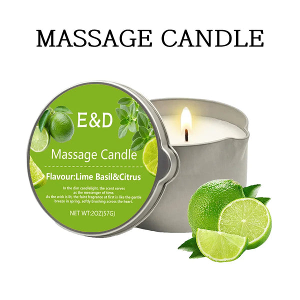 Massage Oil Candle, for Stress Relief and Skin Moisturizing