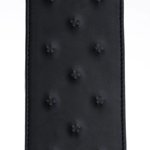 BDSM Spanking Paddle Dual Side Leather Spiked Whip