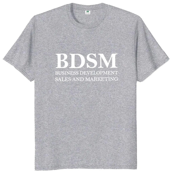 BDSM  T Shirt Adult Humor Slang BDSM Puns Tops Casual Cotton Unisex T-shirt