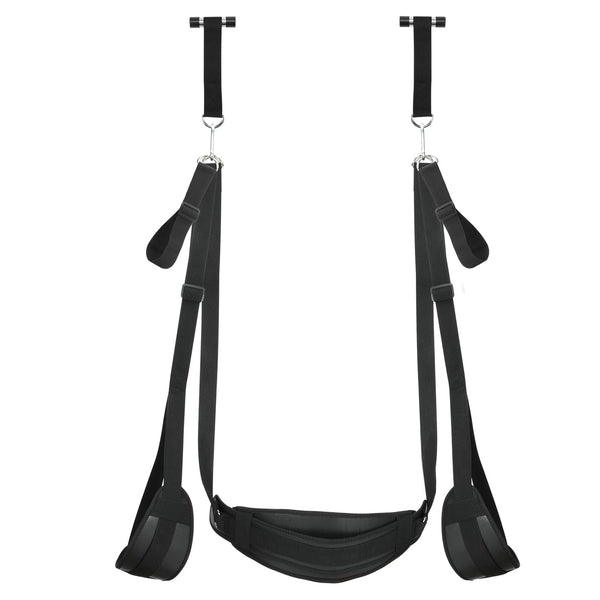 BDSM Upgraded Door Hanging Sex Swing Sex Toys Soft Slings Sex Furniture Fetish Bandage Restraints Adult Sex Swing SM Games