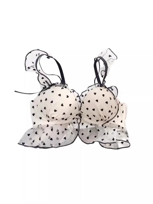 Japanese Mesh No-wire lace Underwear set