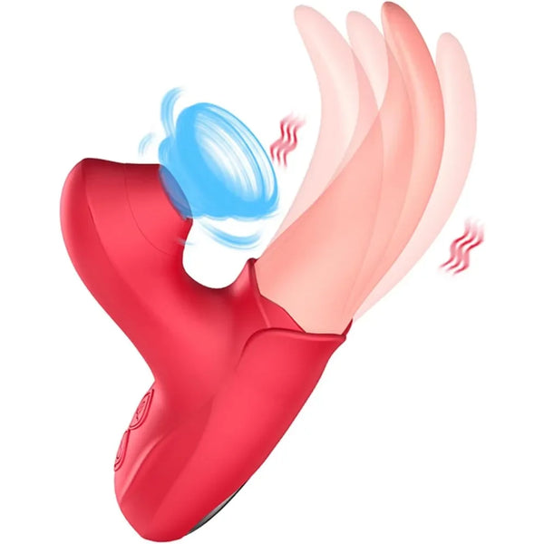 Powerful Sucking Rose Vibrator