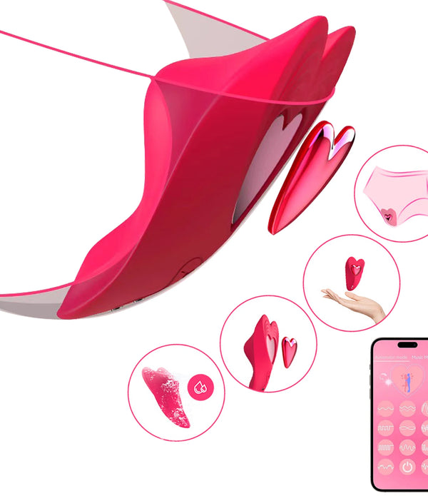 APP-Controlled Wearable Couple's Vibrating Panties