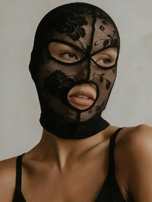 Unisex Full Face Venetian Gothic Lace Mask