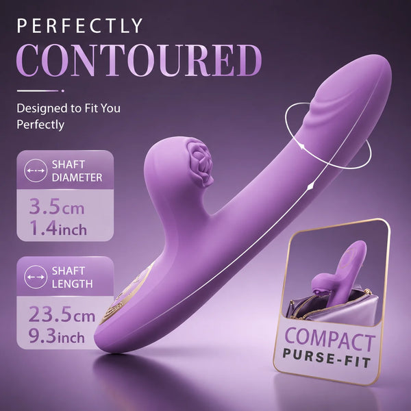 Thrusting Vibrator Rabbit (waterproof)