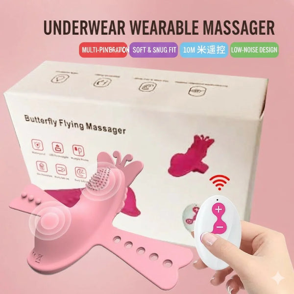 Panty with Remote Control Bullet Sex Toy Vibrating Panties for Couples with Red Pink