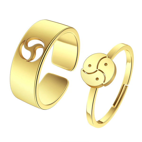Bdsm Promise Ring for Couples - Master and Slave Jewelry