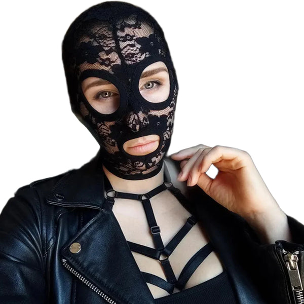 1Pc Full Face Mask Lace Mask