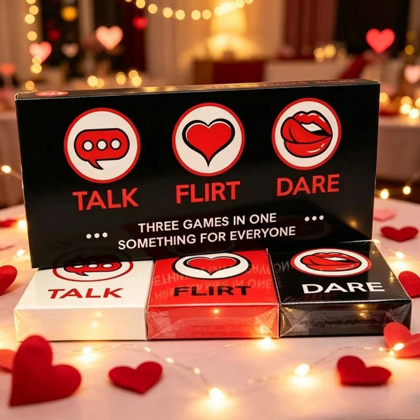 3 in 1 Couples Date Night Card Game