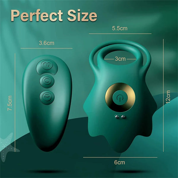 Cock Ring Vibrator Double Ring