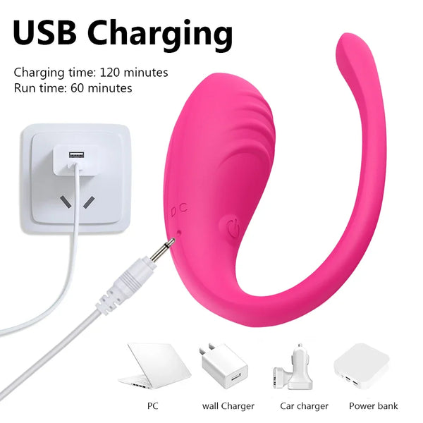 Wireless Bluetooth Dildo Vibrator Egg