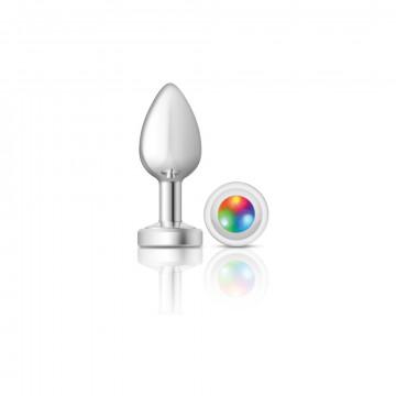 Cheeky Charms Light Up Silver Medium Plug