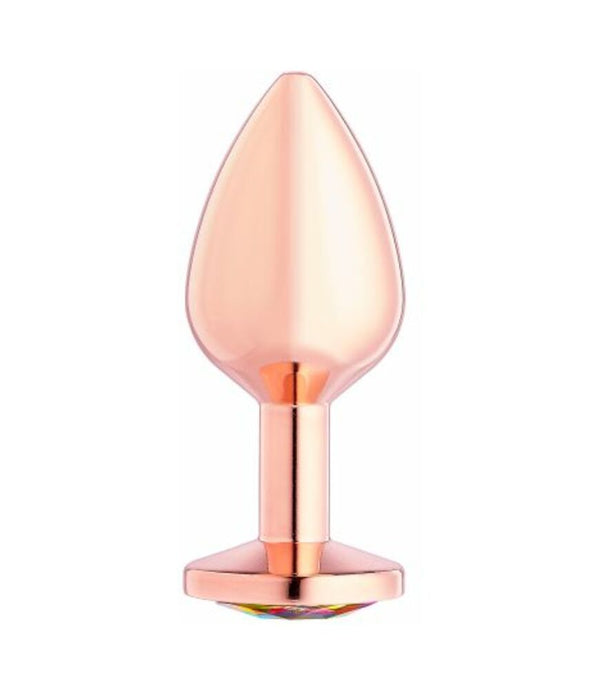 Cloud 9 Gems Silver Chromed Anal Plug Medium