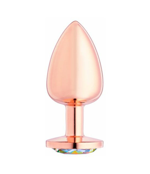 Cloud 9 Gems Silver Chromed Anal Plug Large