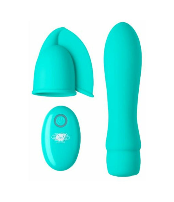 Cloud 9 Health & Wellness Rechargeable G-spot Slim 8in Single Motor Aqua Blue
