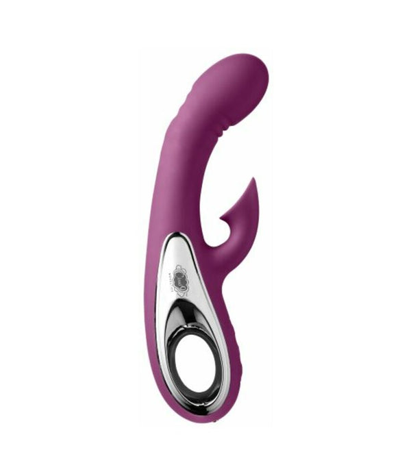 Cloud 9 Health & Wellness Rechargeable G-spot Slim 7in Dual Motors Aqua Blue