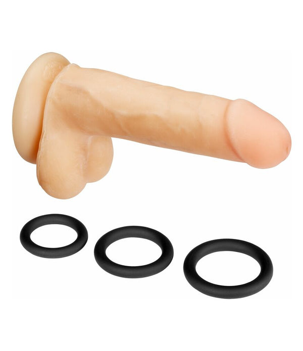 Cloud 9 Cock Ring Combo 3 Clear Smooth