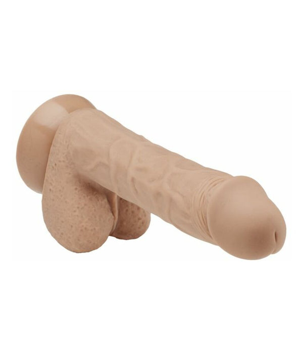 Cloud 9 Dual Density Real Touch 8 inches Dildo with Balls Beige
