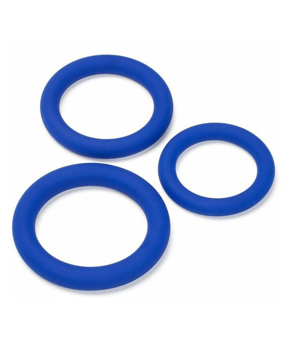 Cloud 9 Platinum Silicone 7 inches Dong Brown Bonus Rings