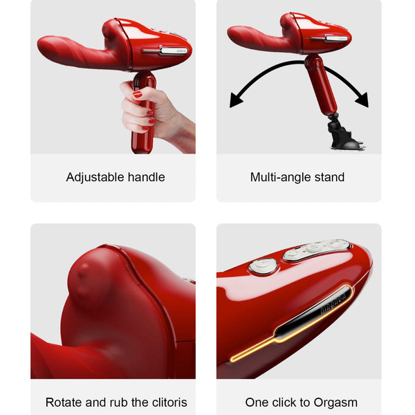 Hand-Free Thrusting & Rotating Sex Machine Remote Controlled
