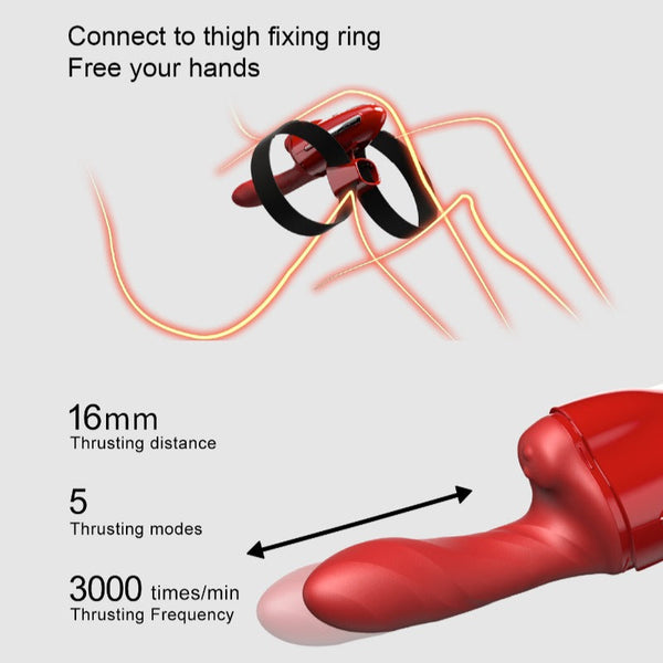 Hand-Free Thrusting & Rotating Sex Machine Remote Controlled