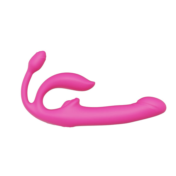 Wild Lily Double-Ended Vibrator with Butt Plug Remote Controlled