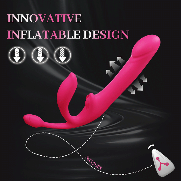 Wild Lily Double-Ended Vibrator with Butt Plug Remote Controlled